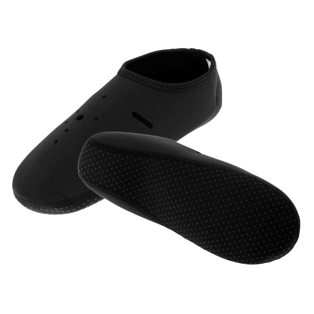 UJEAVETTE® 2Mm Neoprene Quick Dry Beach Shoes Scuba Diving Snorkeling Socks XL Black