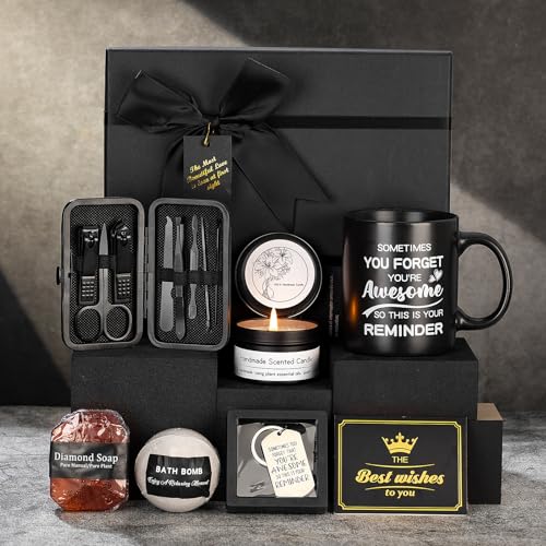Gifts for Men,Self Care Gifts for Men, 7 Pcs Unique Gifts for Him Dad Boyfriend Husband...