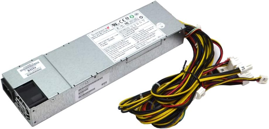 PWS-605P-1H Supermicro PWS-605P-1H 600W 80 Plus Platinum 1U Single Power Sup Supermicro PWS-605P-1H 600W 80 Plus Platinum 1U Power Supply w/PFC