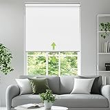 ロールスクリーン オーダーメイド ロールカーテン カーテンレール付け可能 1級遮光生地 遮熱 プルコード式ロールスクリーン 防水 UVカット 子供ルーム 幅70~240cm/丈≤250cm 省エネ 断熱 FS-DLWS-YM-61 ホワイト 幅150*丈230cm