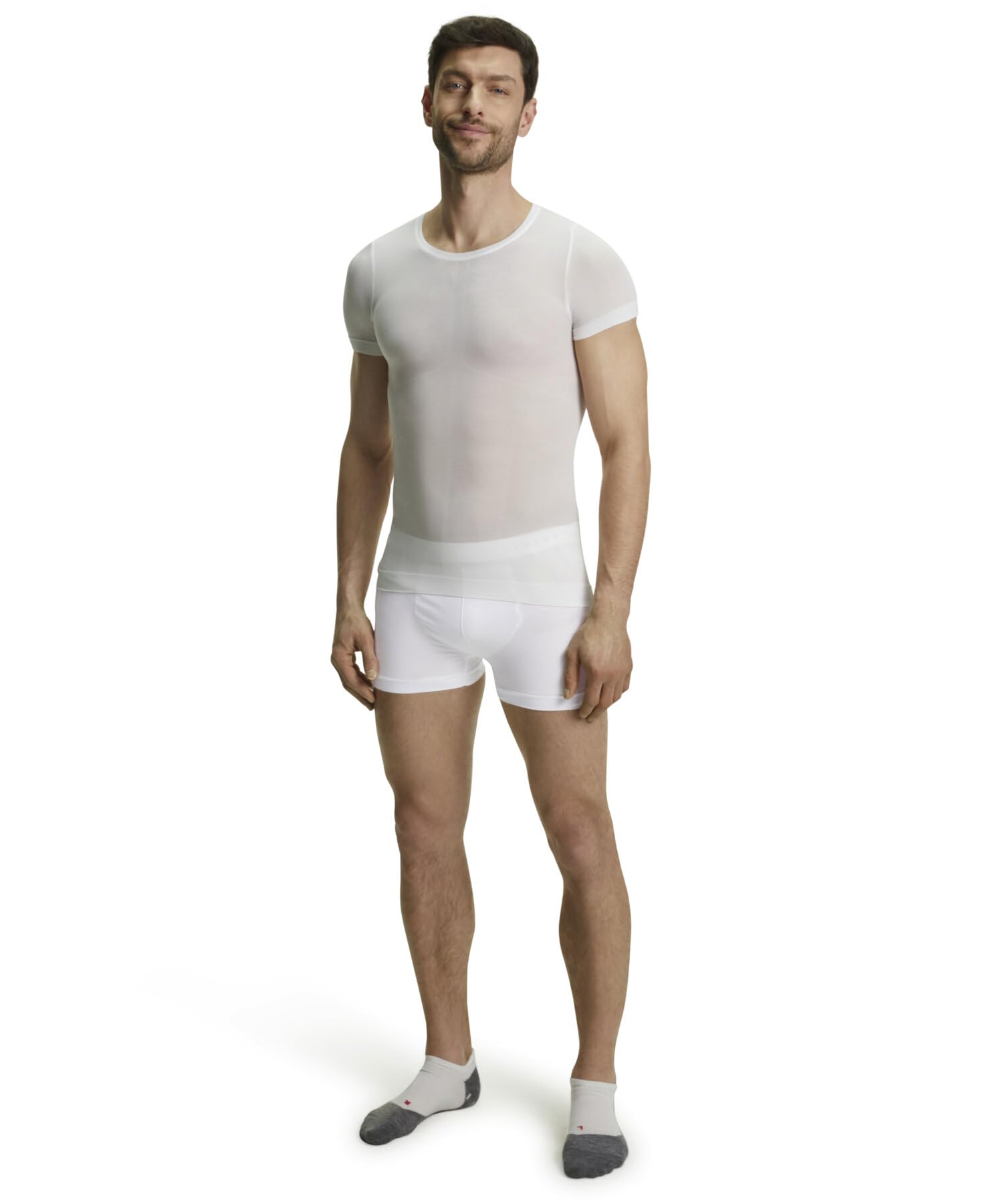 FALKE hombre Ultralight Cool ropa interior técnica deportiva ropa con efecto refrescante ideal para climas cálidos secado rápido transpirable sostenible hilo funcional 1 pieza