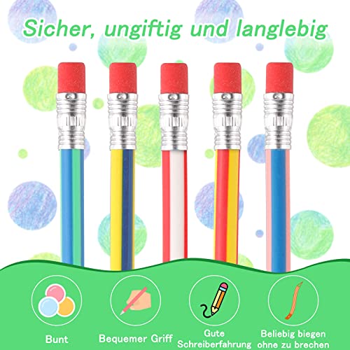 10 matite pieghevoli per bambini, matite