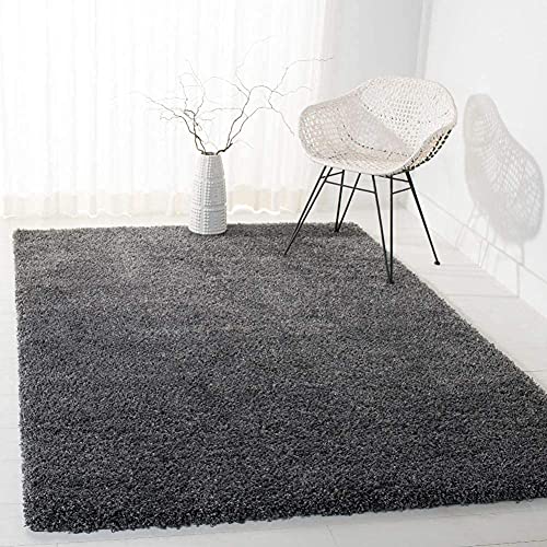Image of Urban Modern Decor Featuring Soft Shaggy Carpet & Rug for Your Bedroom and Livingroom [Size- 2x8 feet & Color-Grey].