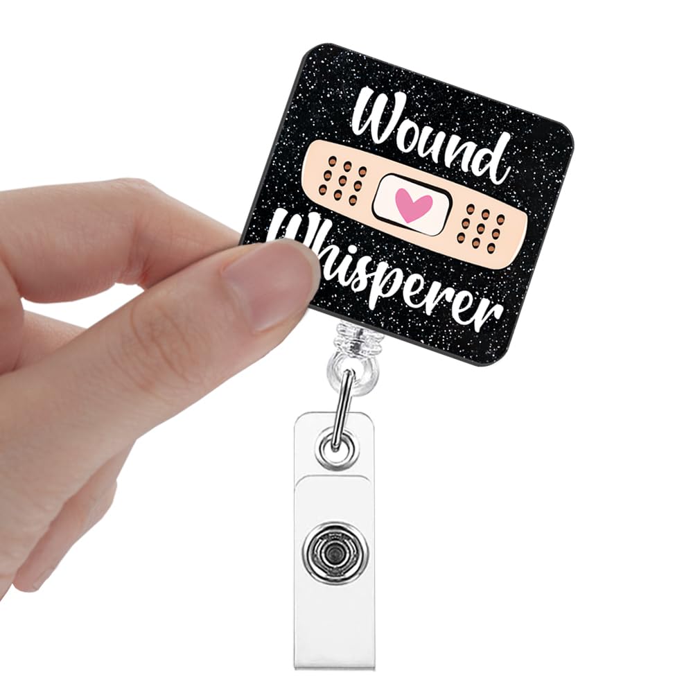 Wound Care Team Badge Reel, Wound Care Management ID Badge Holder, WOC Nurse Week Gifts, Fun Badge Clip For Wound Care Specialist, RN BSN Badge Reels, WCC Nurse Badge Clips
