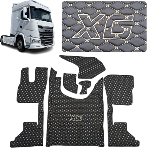 Produktbild von Fußmatten Passend Für MAN TGX New Ab 2020 - Glatt Leder