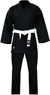 G4 VISIONG4 Karate Suit GI Aikido Training Adult Student Uniform Set Free Belt Black White