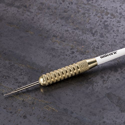 Unicorn Steel 200 Dart Set White/Bronze, .20 Pounds #TOP6