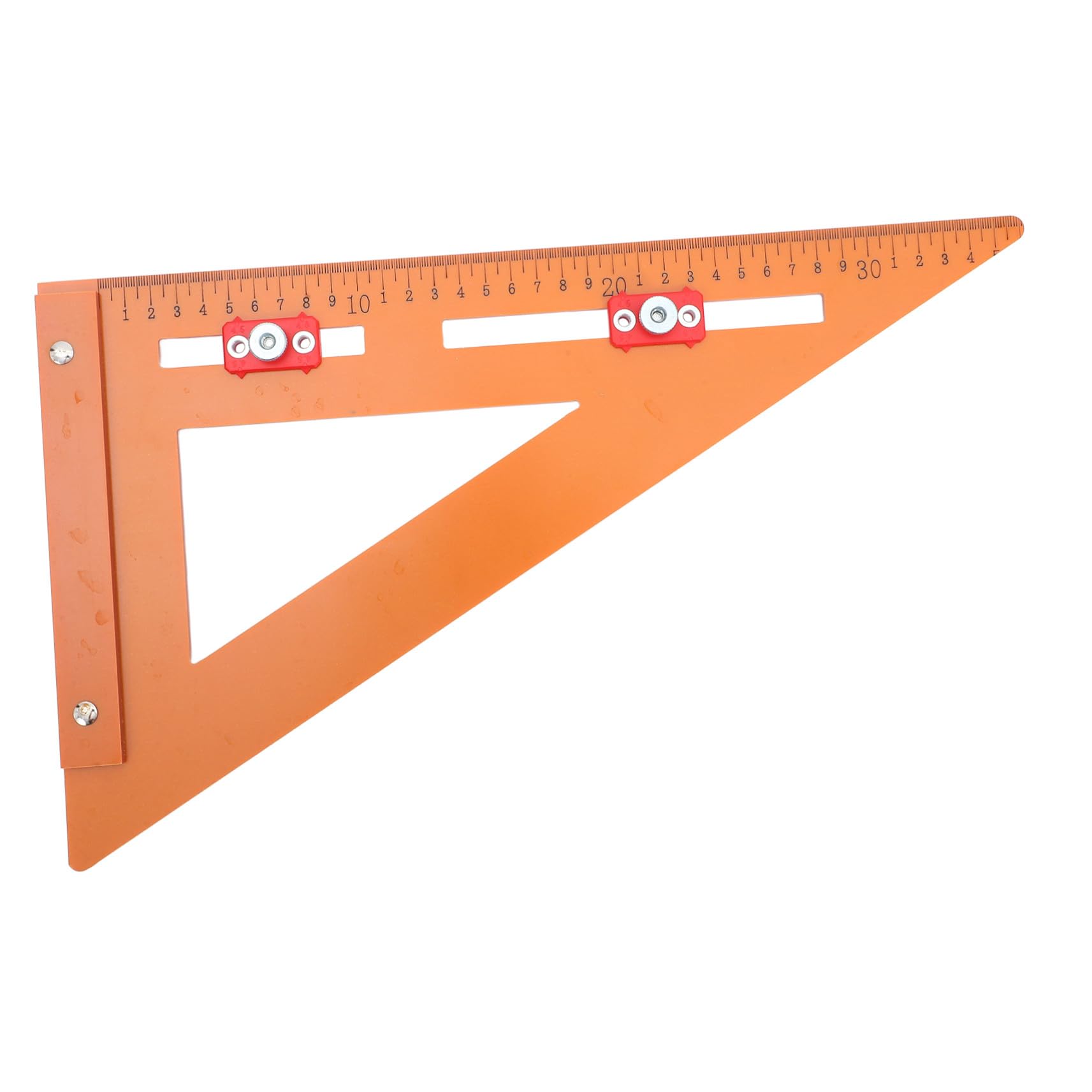 Regla Triangular de Posicionamiento de Madera de Baquelita, Herramienta de Medición Precisa para Carpintería, Escuadra de Ángulo Recto 220x380 Mm, para Trabajo en Taller,