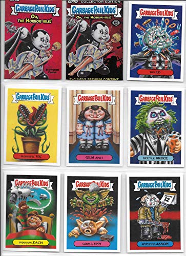 2018 GARBAGE PAIL KIDS OH The Horror-IBLE Complete Set 200 Cards + 1 Collectors Wrapper & 1 Black Bruised Card