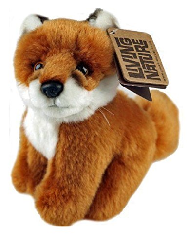 Living Nature Stofftier - Fuchs sitzend (15cm) – Bild 3