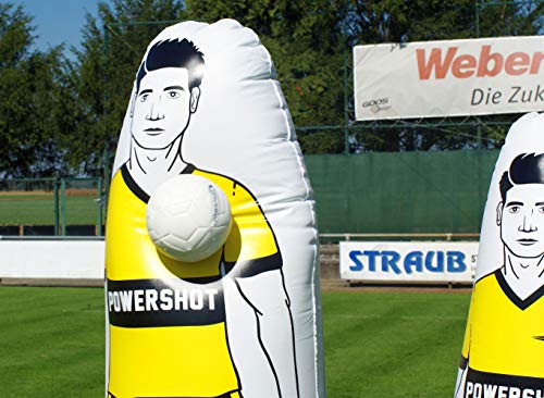 POWERSHOT Trainingsdummy aus Weich-PVC für Fußball, Handball, Basketball - aufblasbar - 3 Größen - AIR Dummy (205cm)