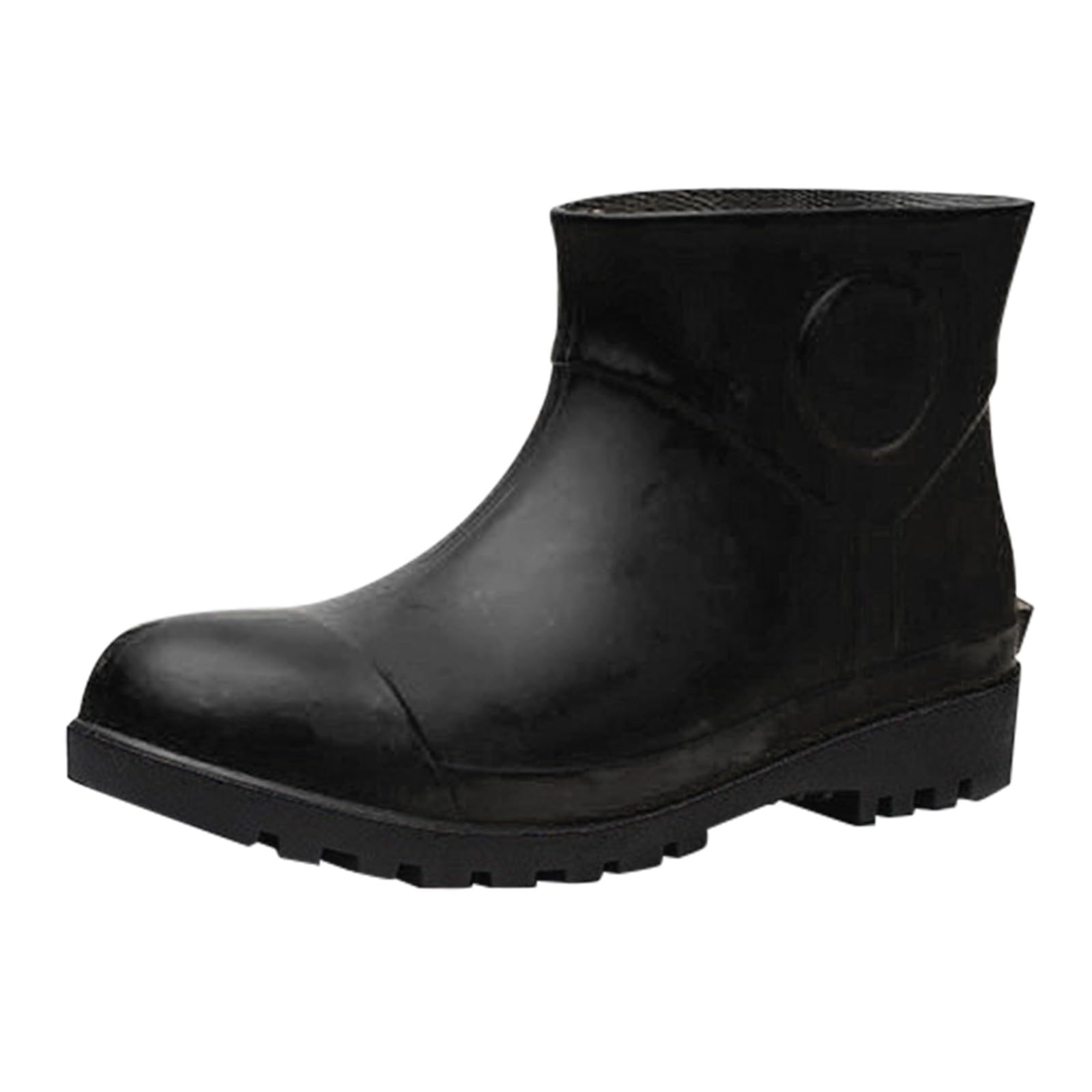 Generisch Zapatos de hombre a rayas para hombre, a prueba de golpes y perforaciones, para la industria y la minería, resistentes al aceite y a los álcalis, zapatos acuáticos blancos, manguera, sin