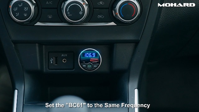 Mohard Bluetooth 5.3 FM-zender voor Auto, [PD 30W & QC3.0 18W] Snelle Autolader, [All-Over Glow] Bluetooth-Autoadapter Draadloze FM-Radiozender Autokit, Handsfree Bellen, HiFi-Muziek