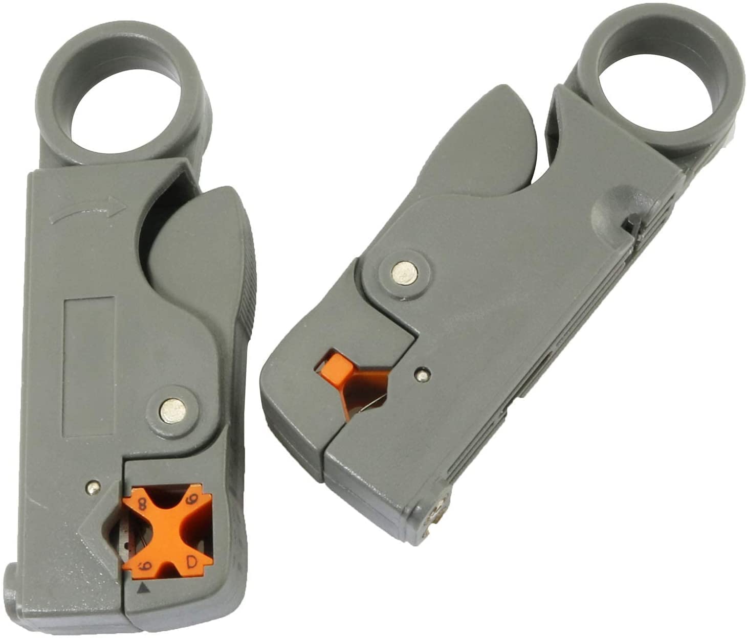 SQXBK Wire Stripper 2PCS RCA Coaxial Cable Stripper For RG6, RG58,RG59/62 And RG174