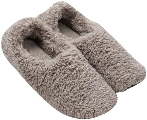 （08:30時点） [mianshe] あったか ルームシューズ スリッパ かかと付き 男女兼用 もこもこ 軽量 洗える ベージュ L