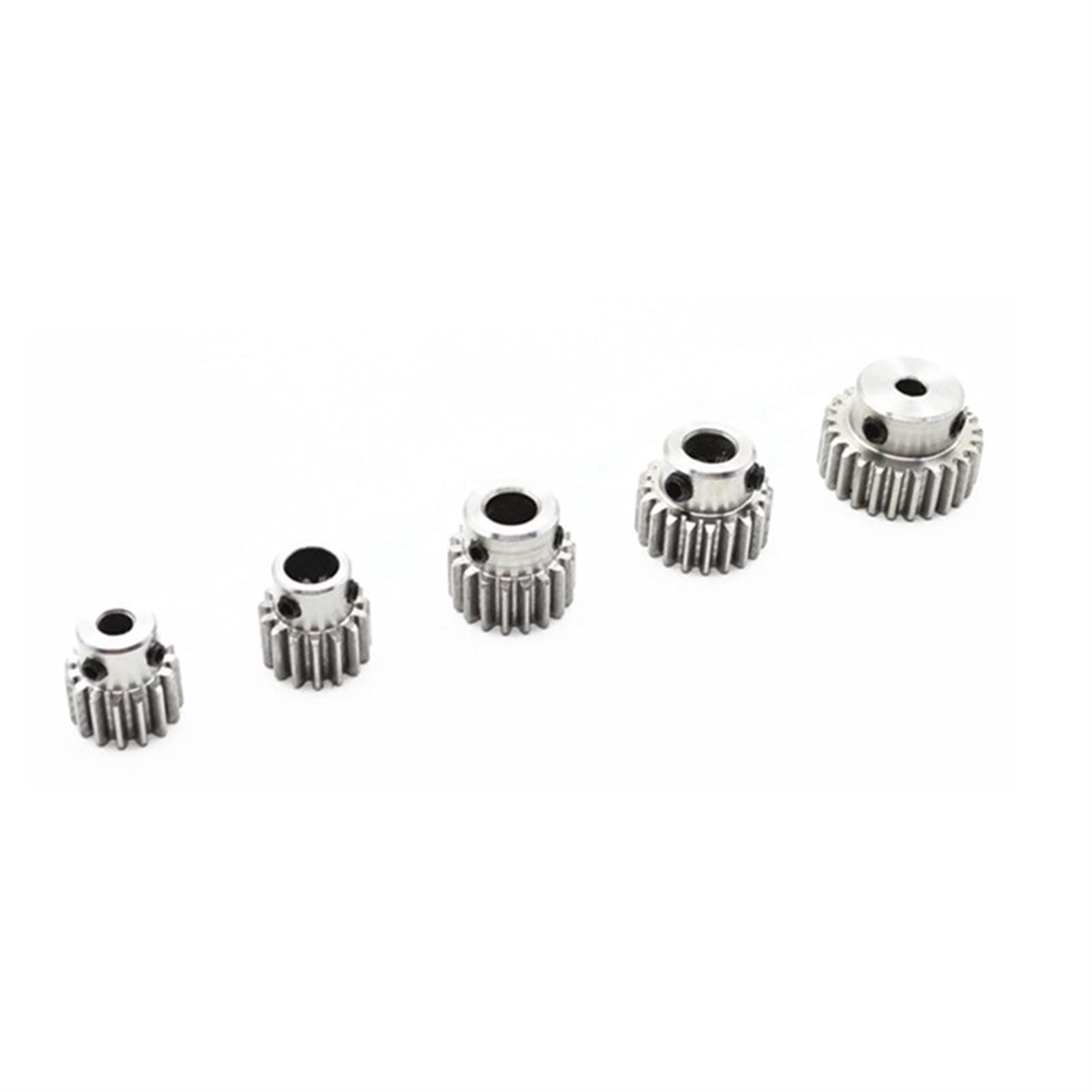 Stirnradgetriebe, Ritzelsatz, Ritzel 1 Stück 1 Modul Stirnrad 1M 40T 42T 45T 50T 55T 60T Stirnrad Ritzel 45 Stahlzahnrad Zahnstange Getriebezahnradbohrung Welle(8mm Bore,40T)