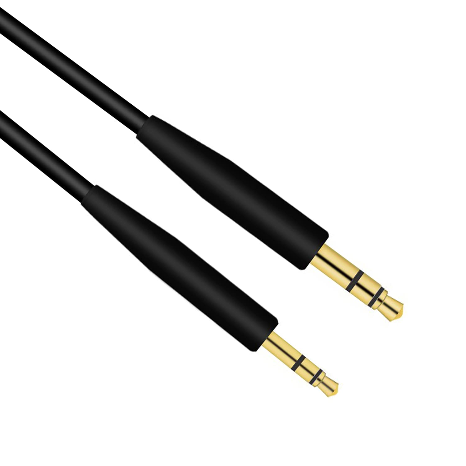 Photo 1 of Adhiper Replacement SoundTrue Headphone Extension Audio Cable Cord Compatible with Bose On-Ear 2/OE2/OE2i/QC25/QC35/Soundlink/SoundTrue Headphones (Black)