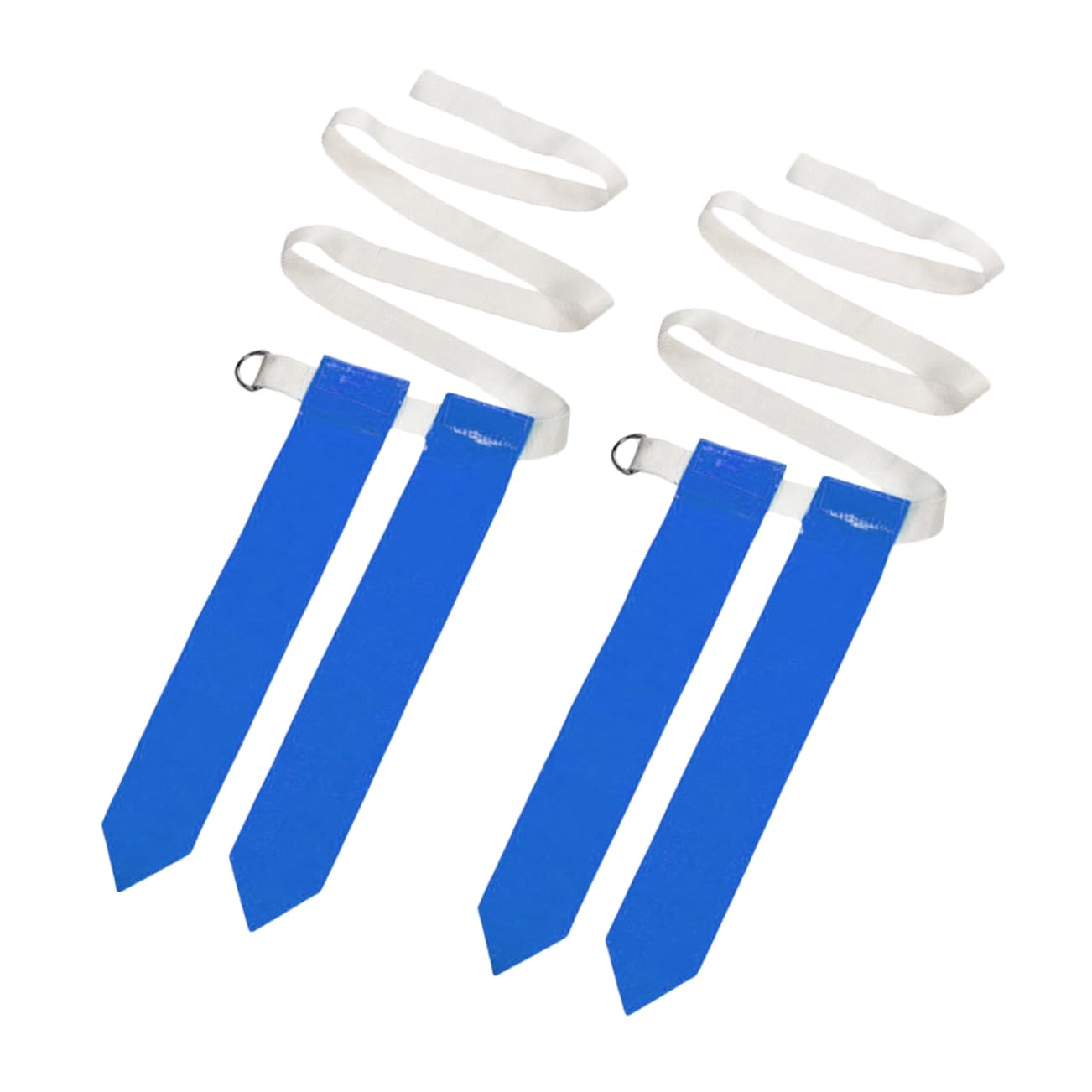 balacoo Flag Football Kit Adults Practices Training 2pcs Nylon Rugby Waist Belt Easy to Use Flags for Beginners or Stagers