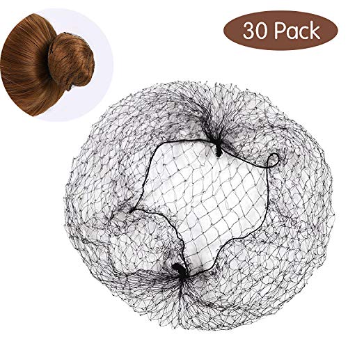 SANTOO - 30 Piezas Redecilla Pelo, 50 cm Red de Pelo Invisible...