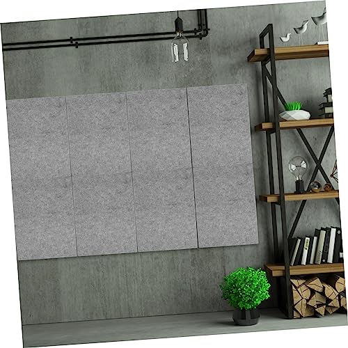 12 paneles acústicos absorbentes de sonido de poliéster ligero para oficina en casa y estudio, insonorización, fácil instalación con respaldo adhesivo miniatura 4