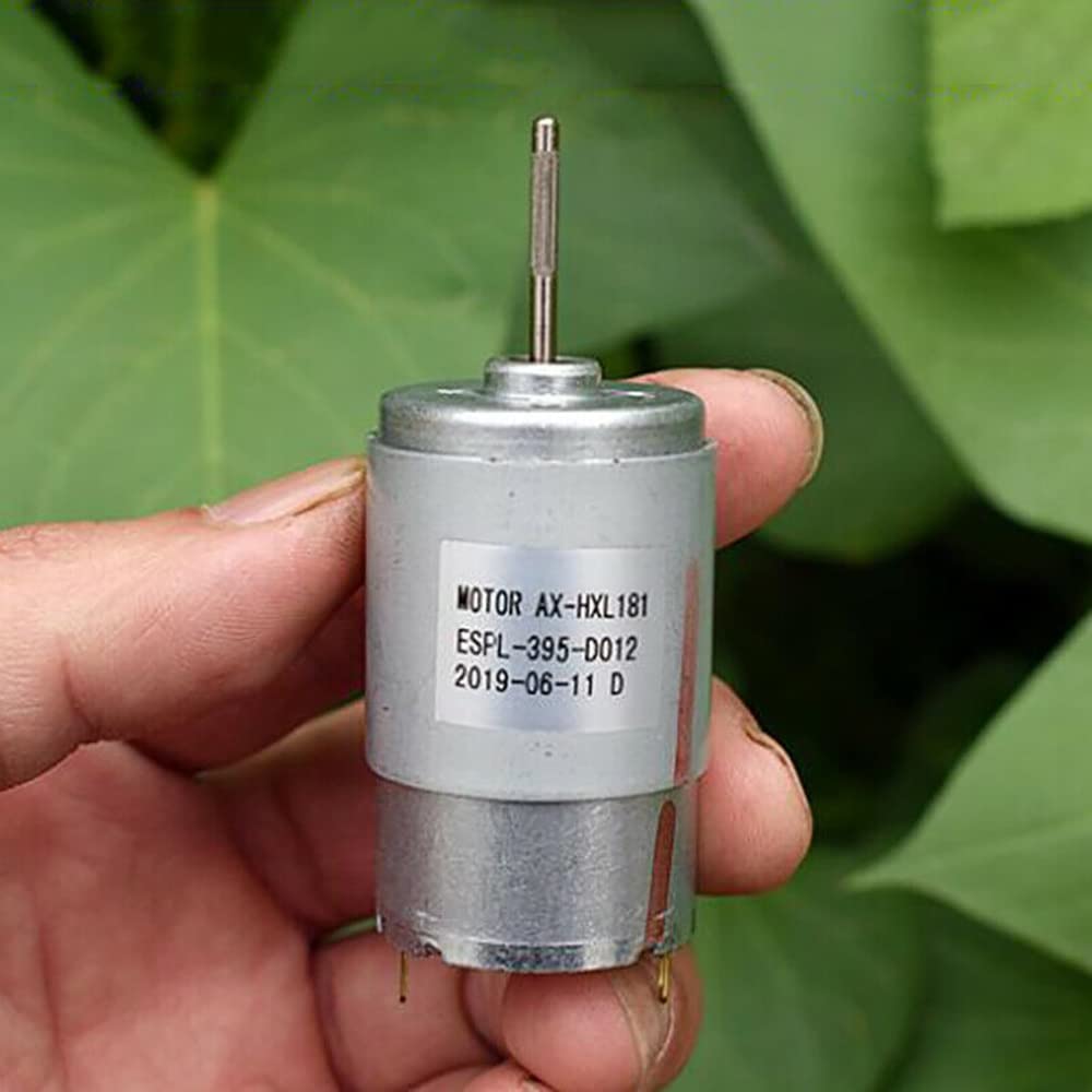 1pcs Mini 28mm Ax-hxl181 Rs-395 Carbon Brush Dc Motor 12v 18v 24v 8800rpm Large Torque 22mm Shaft Long Life Mute Electric Motor - Dc Motor -