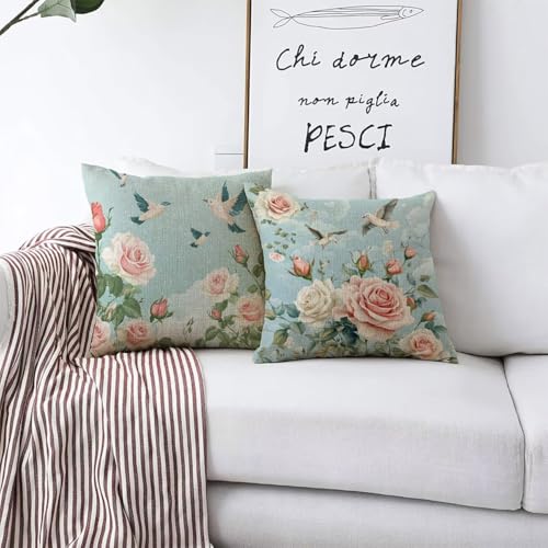 Housse de coussin 22x22inch extérieur imperméable Lejnlnng