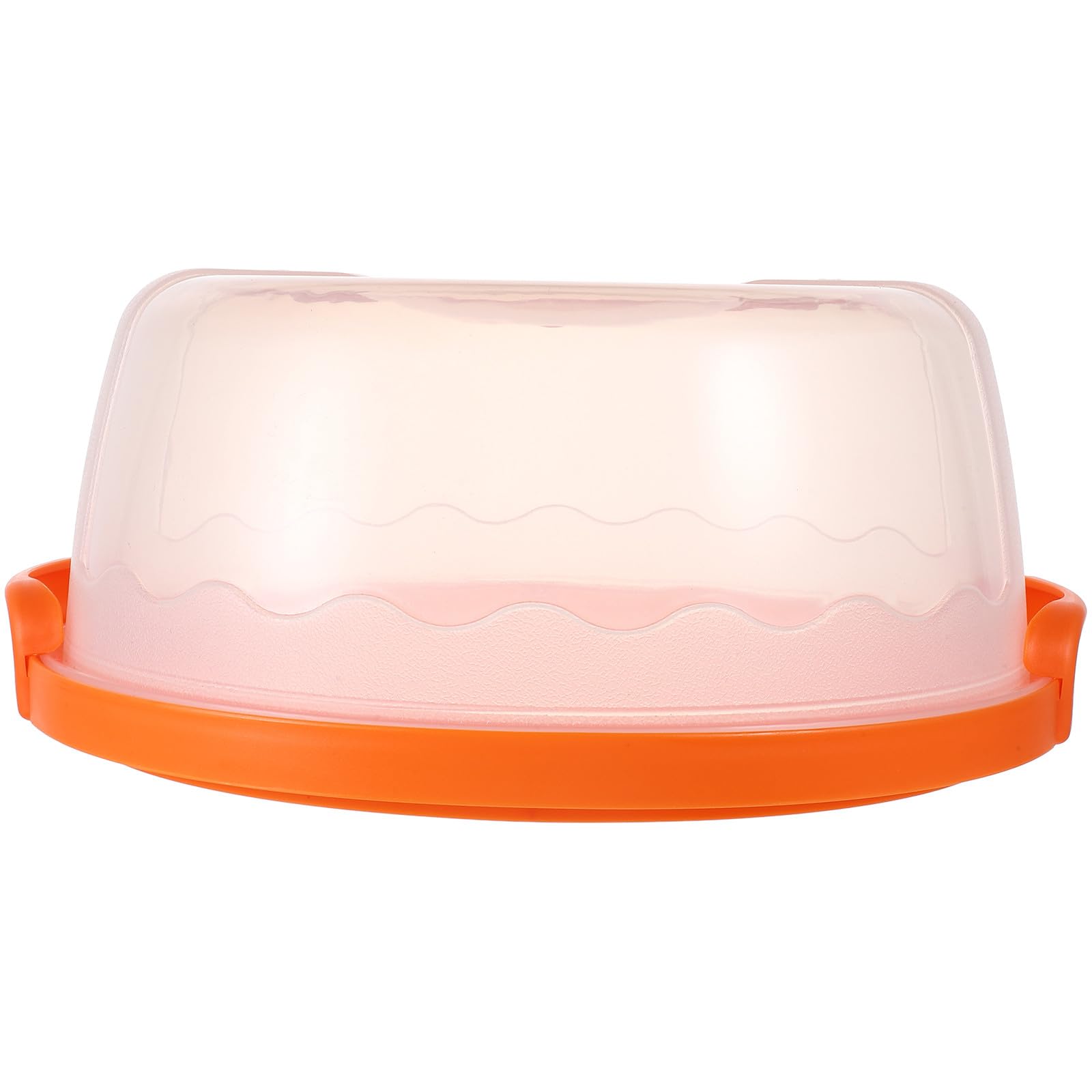 Ipetboom Contenitore per Torte con Coperchio, Plastica Pp, Arancia