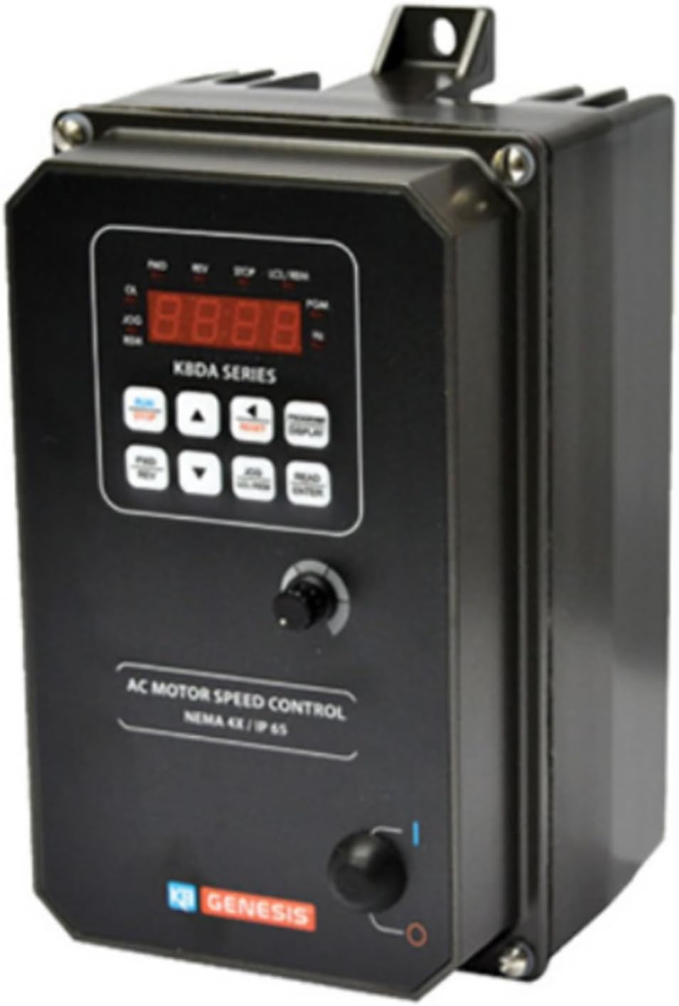 9536, (KBDA-24D) Digital AC Drive 1Hp 3.6A 115/208-230V 1PH Input 208-230V 3PH Output NEMA 4X Enclosure - Gray