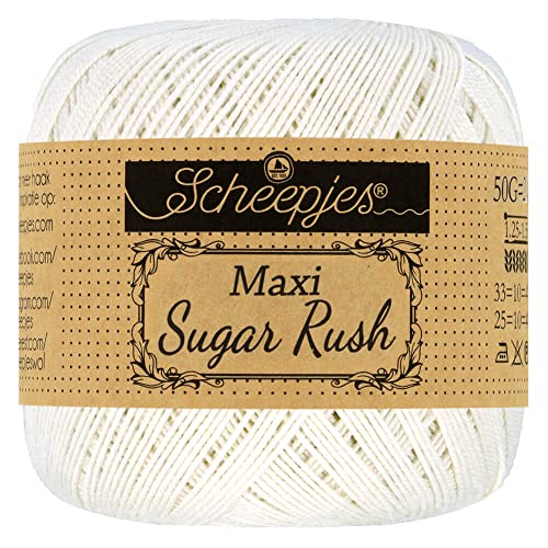- Maxi Sugar Rush 105 Nuziale Filato - 10x50g bianco