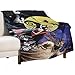 Couvertures Anime peluche douce et moelleuse, couverture en flanelle polaire pour TV / couverture de canapé / couverture de canapé en microfibre – facile d'entretien, chaude, confortable, durable