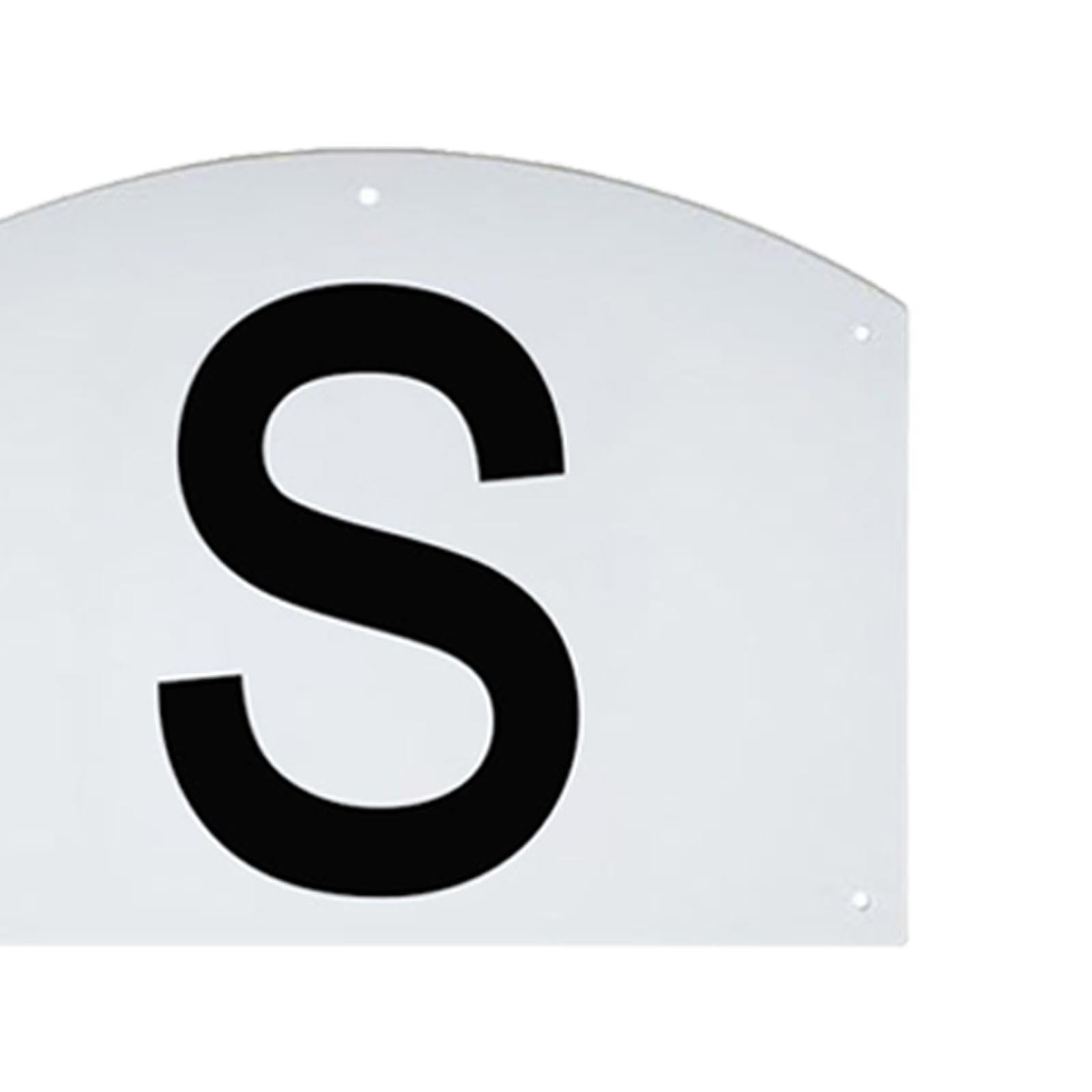 rockible Dressage Arena Markers Equipment, Lightweight Easy to Carry Sports Training Stable Professional, Wall Mount, Dressage Letters, 4pcs