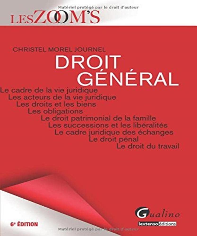 DROIT GÉNÉRAL - 6ÈME ÉDITION
