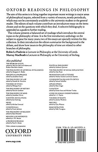 The Philosophy of Time