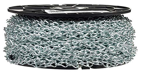 No. 14 in. Single Jack Carbon Steel Chain 5/64 in. Dia. x 200 ft. L - Total Qty: 1