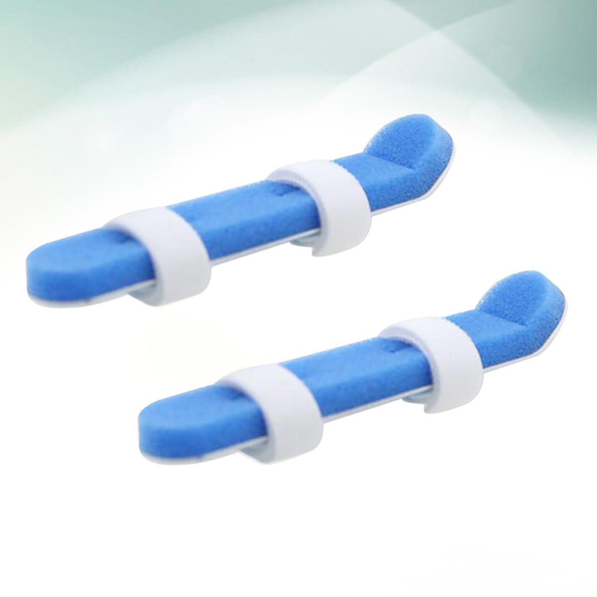 NOLITOY Protective Splint for Finger Finger Support Brace Made of Flexible Material Size l Blue 2pcs Kit