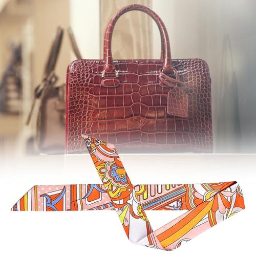 Women Skinny Scarf Thin Belt Tie Bag Handle Wrap Silk Feeling Choker Elegant Decoration Fashionable Headband Scarf For Women3