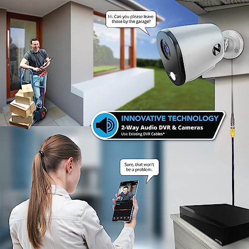 Night Owl 2-Way Audio 12 Channel Dvr Video Home Security Camera System With thumb #2