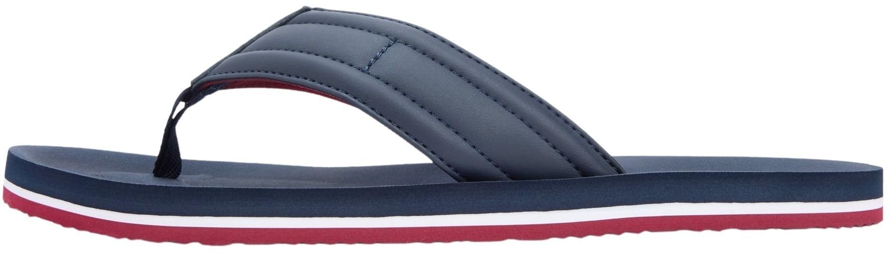 Tommy Hilfiger Padded Beach Flip Flops Men's Navy Blue Size 44 (9.5)