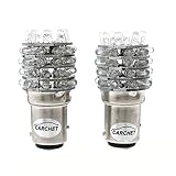 2 1157 1016 P21/5W T25 Red 45 LED Tail Stop Light Bulb