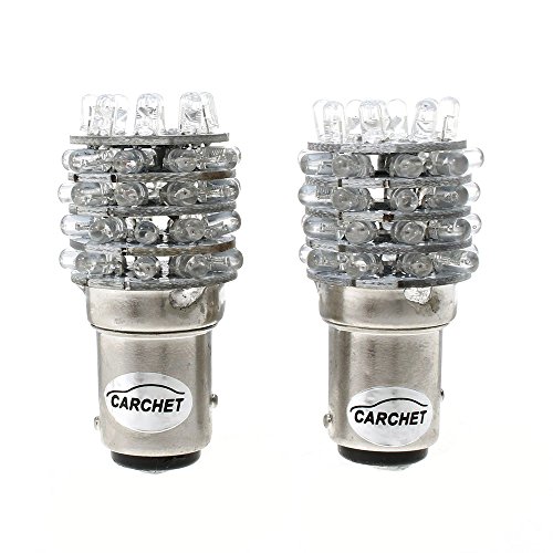 2 1157 1016 P21/5W T25 Red 45 LED Tail Stop Light Bulb