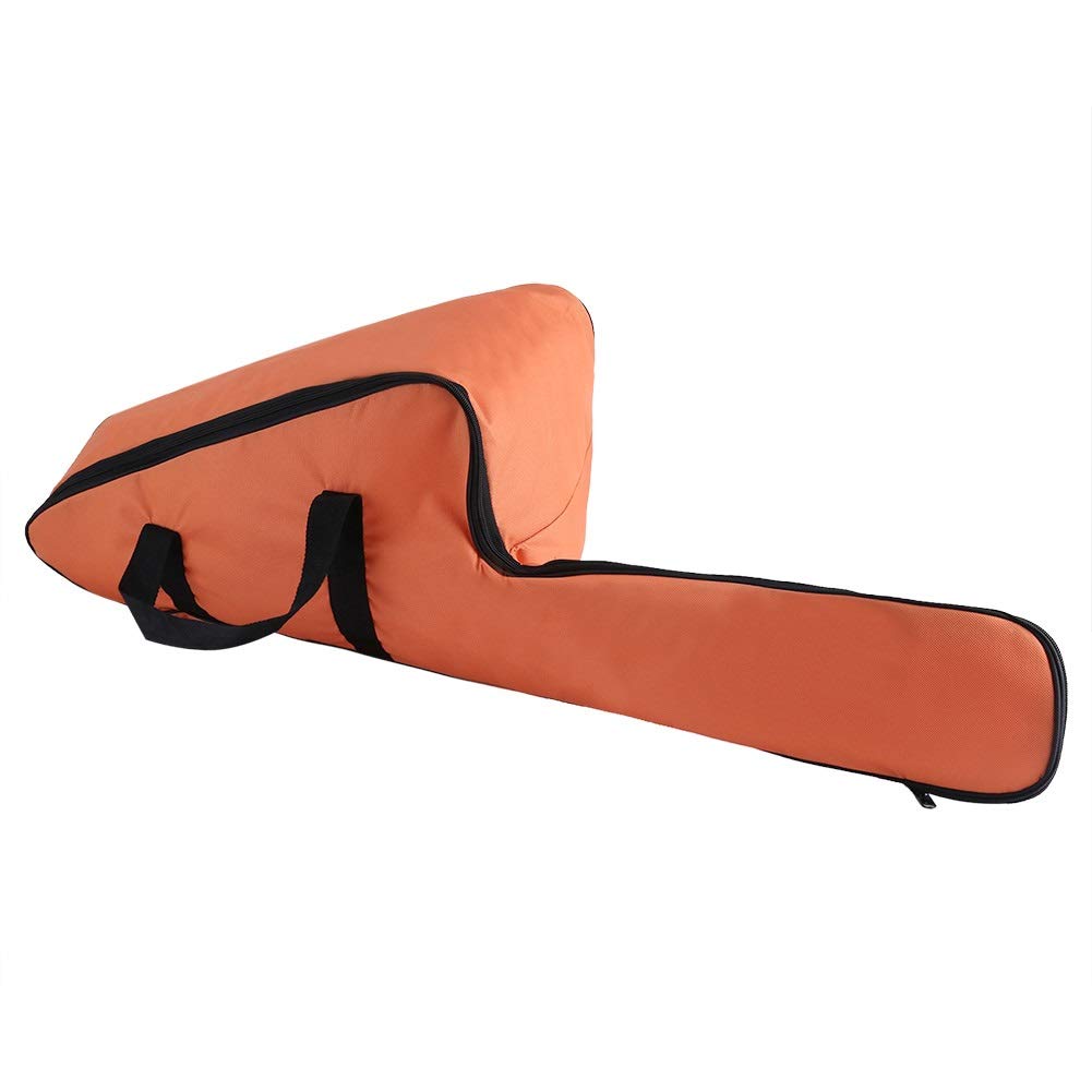 BDBDW Dgtrhted Chainsaw Bag Manual Log Splitter,Chainsaw Bag - Portable Orange Oxford Chainsaw Carrying Bag Case Protective Storage Bags Holder