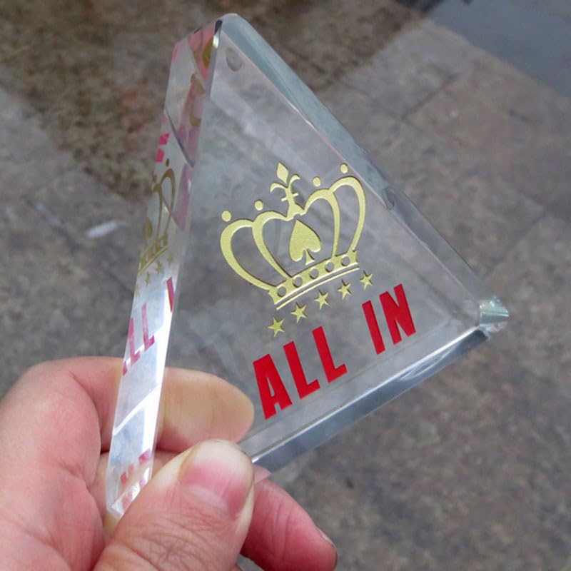 misppro Texas Hold'em Card Poker Game All in Chip Button for Tournament Prop