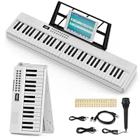 電子キーボード 折りたたみ 61鍵盤 MIDI機能 パソコン対応 80デモ曲 Amazon.co.jp: 電子ピアノ 折りたたみ 電子キーボード 61鍵盤