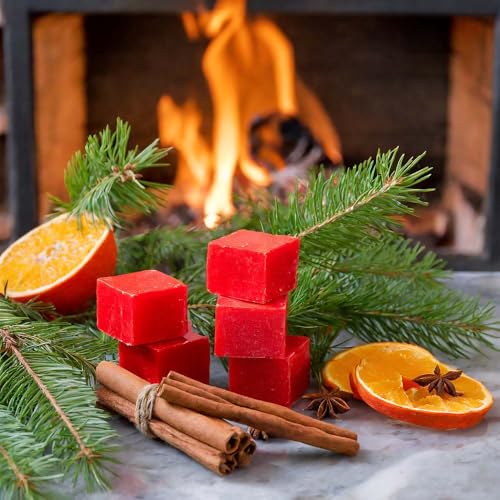 Candlecopia Christmas Eve Strongly Scented Hand Poured Vegan Wax Melts, 12 Scented Wax Cubes, 6.4 Ounces in 2 x 6-Packs