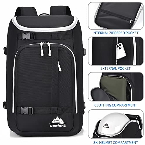 Bolsa térmica para botas de esquí de 50L impermeable que soluciona el transporte de material 4