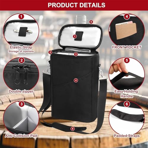 Portabotellas de vino térmico e impermeable, el accesorio ideal para tus días de campo o golf 5