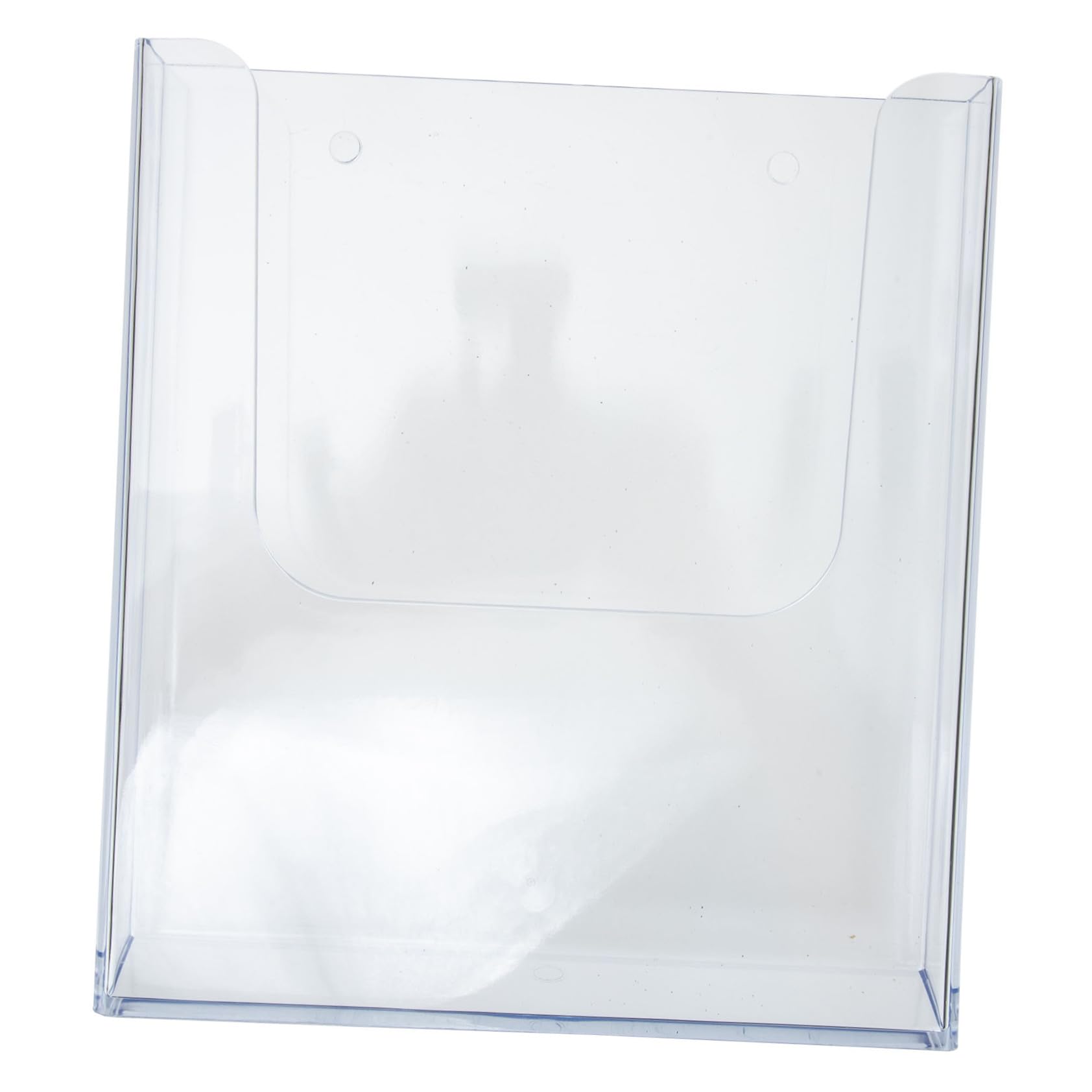 Revistero Transparente de Pared para Carpetas Colgantes, Organizador de Correo Acrílico Resistente, Soporte para Portafolios y Sobres en Oficina
