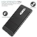 Nokia 8 Case, MoKo Flexible TPU Bumper Slim Fit Case Carbon Fiber Design Lightweight Shockproof Back Cover for Nokia 8 (2017) ONLY, Black