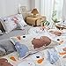 Treer Juego de Ropa de Cama 4 Piezas Incluye 1 Funda Nórdica...