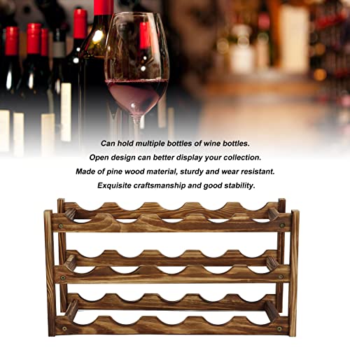 Soporte para Botellas de Vino de Madera de Pino 15 Botellas miniatura 2